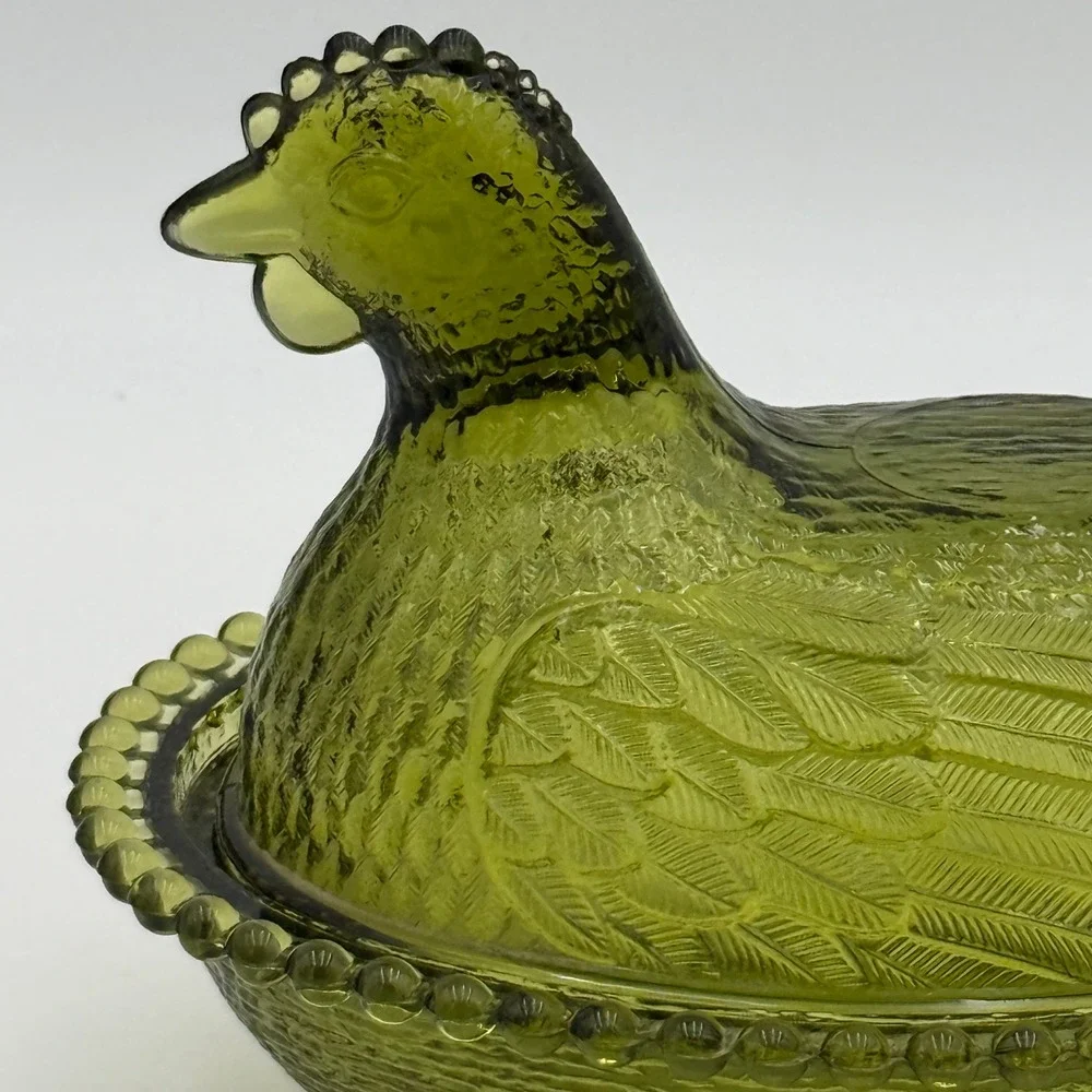 Victorian vintage olive